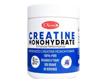Blueberry Creatine Monohydrate Powder: Micronized, 300g