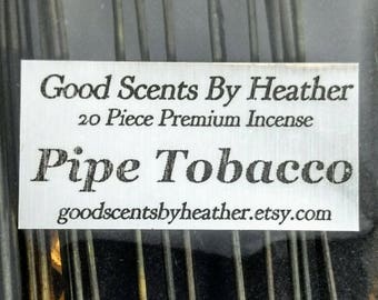 Pipe Tobacco Incense Sticks - 20 Piece