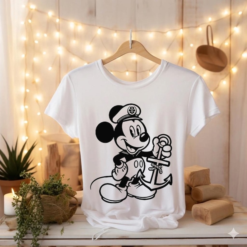 Mickey and Minnie Mouse Black and White Png, Svg, Pdf Bundle, Digital Download image 4