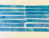 Discontinued Egyptian Blue Irid Border (1 2 x5 ) Stained Glass SGL3