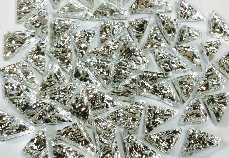 Triangles Granite Mirror Stained Glass Mosaic Tile Supply M6 Image 0