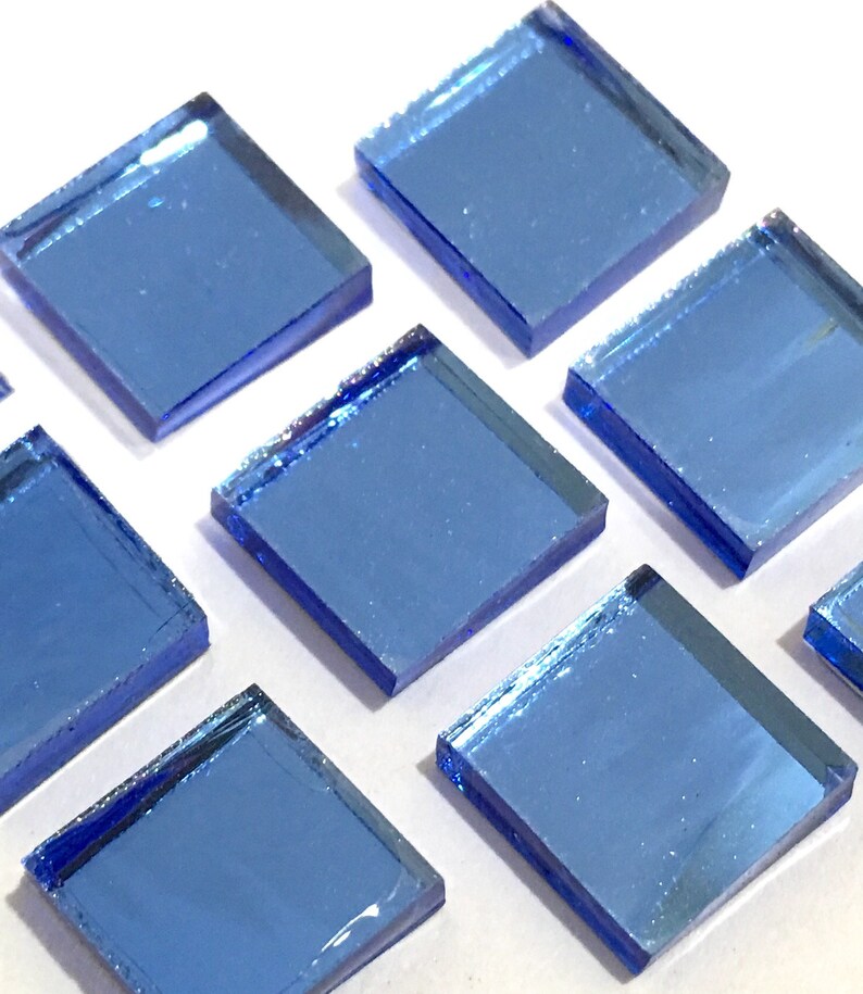 Blue Moon Mirror Colored Glass Mosaic Tile Supply Blue Moon Mirror Colored Glass