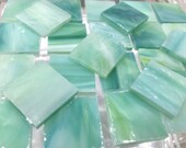 AQUA LIME PEARL Opal Stained Glass Mosaic Tile Supply C1J1