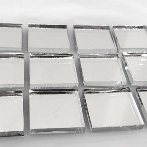 MIRROR TILE All Sizes - Stained Glass Mosaic Supply M9