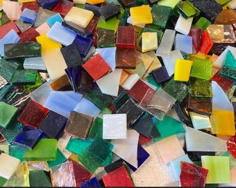 BUTTERFLY #5 MOSAIC Stained Glass Mosaic Tiles Mix Color B5