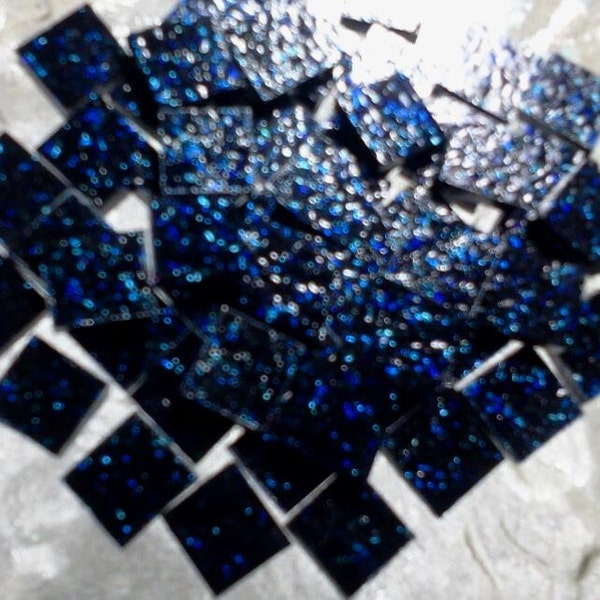 LG AVENTURINE BLUE Mosaic Tiles Stained Glass Supply (16 - 3/4")