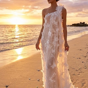 Destination Beach Wedding Gown - Etsy Destination Beach Wedding Gown - Etsy