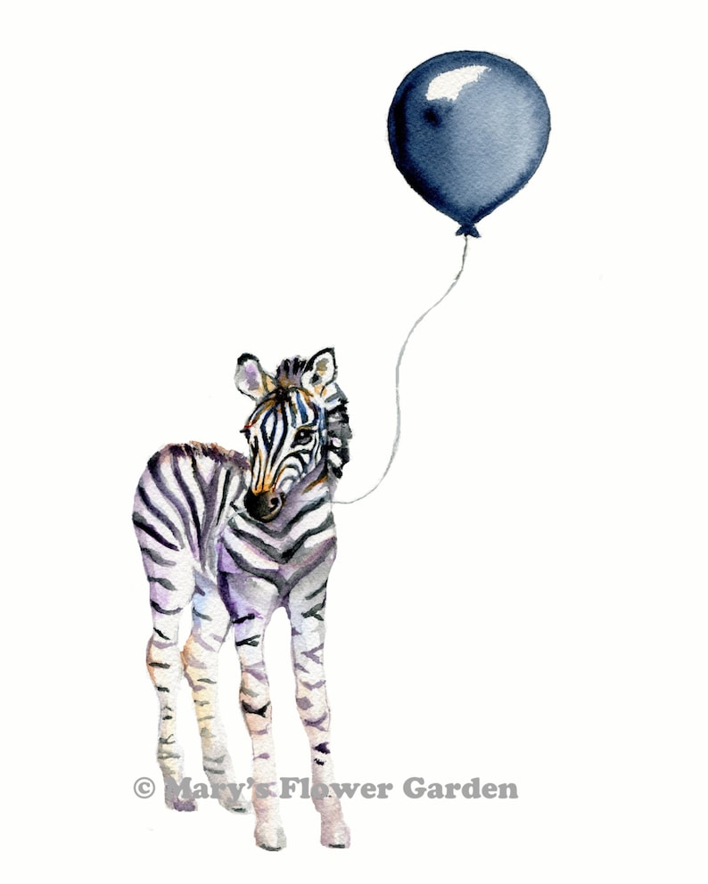 baby nursery decor, Navy nursery, boys wall art, baby boy nursery, watercolor prints, baby animal art, safari nursery image 3