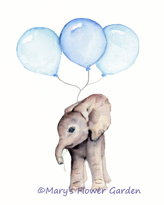 Bebe Elephant Imprimer Chambre De Garcon Cadeau Pour Bebe Etsy