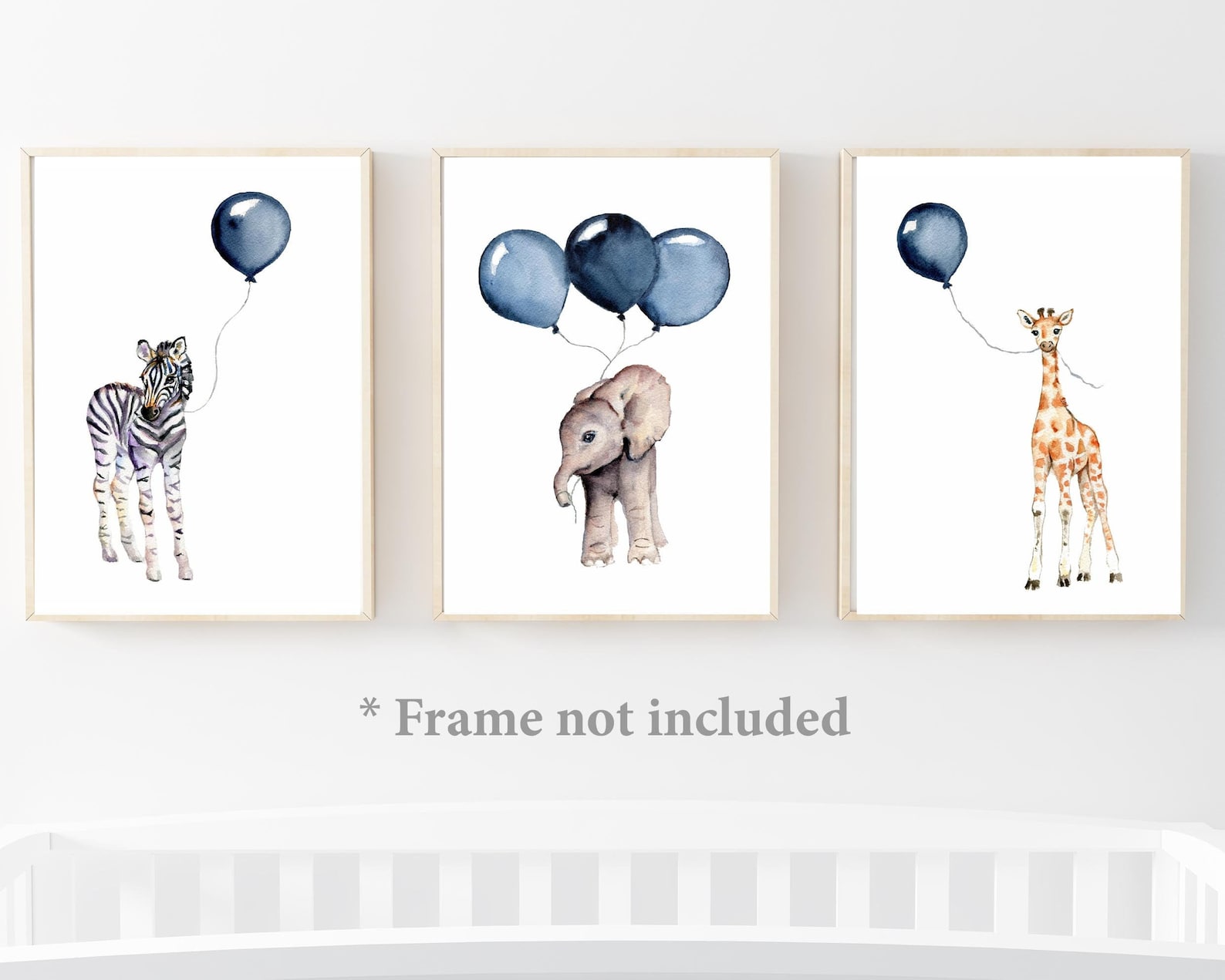 Nursery Wall Art Boy Nursery Decor Baby Animal Prints Baby Boy - Etsy