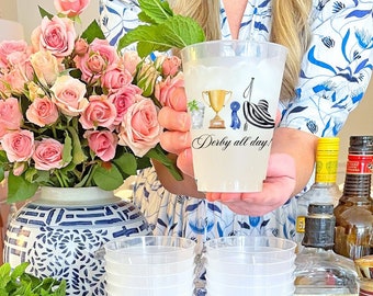 Kentucky Derby Party Cups - Horse Racing Decorations and Favors