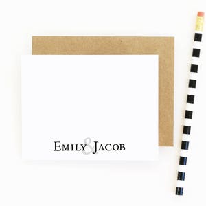Paare Personalisierte Stationäre Personalisierte Hochzeit Briefpapier Hochzeit Dankeschön Notizen Paare Dusche Geschenk Brautparty Paare Hinweis Karten