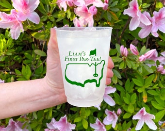 Personalized Golf First Birthday Party Cups - 1st Par-Tee Hole in One Favors and Decorations