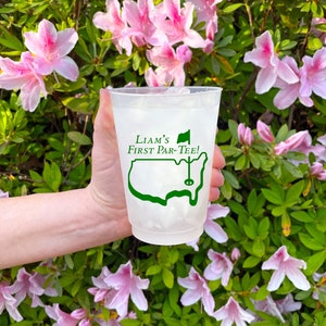 Personalized Golf First Birthday Party Cups 1st Par-Tee Hole in One Favors and Decorations image 1