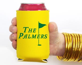 Golf Birthday Party Favors and Decorations - Personalized Can Coolers - Hole in One - Par Tee