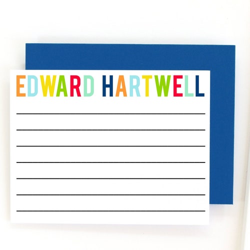 Girls Stationery Set Personalized Lined Stationary for Girls - Etsy