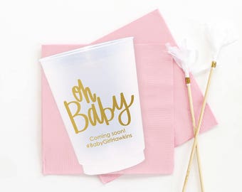 baby shower cups favors