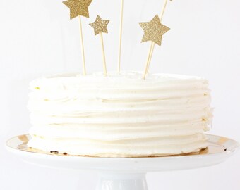 stars cake topper etsy