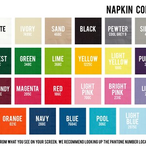 a color chart of different shades of paint