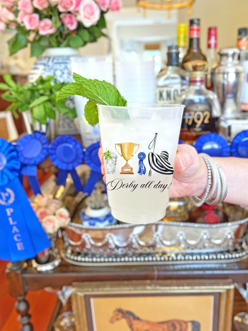 Kentucky Derby Party Cups Horse Racing Decorations and Favors image 2