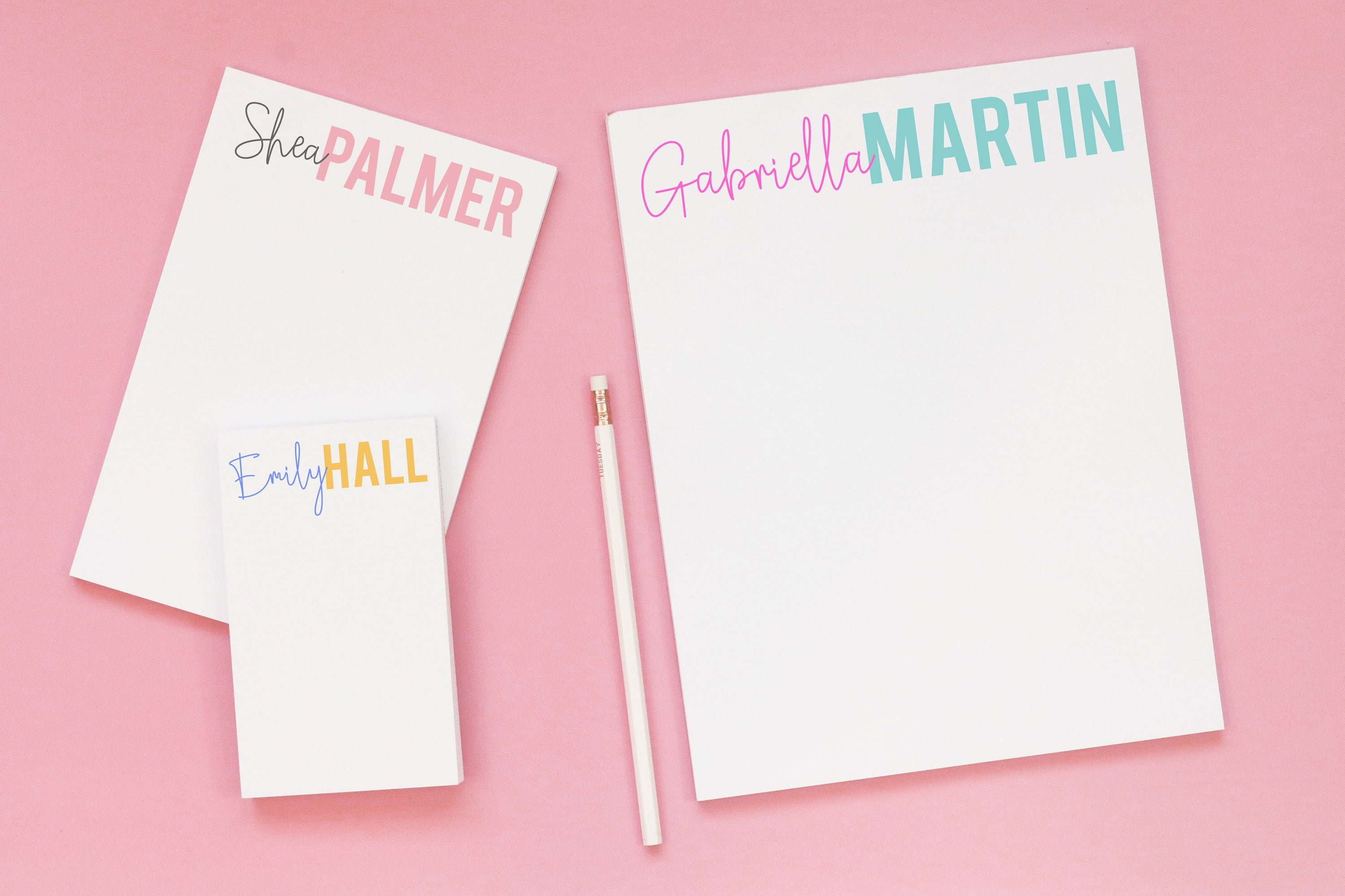 Personalized Name Notepad Custom Note Pad to Do List | Etsy