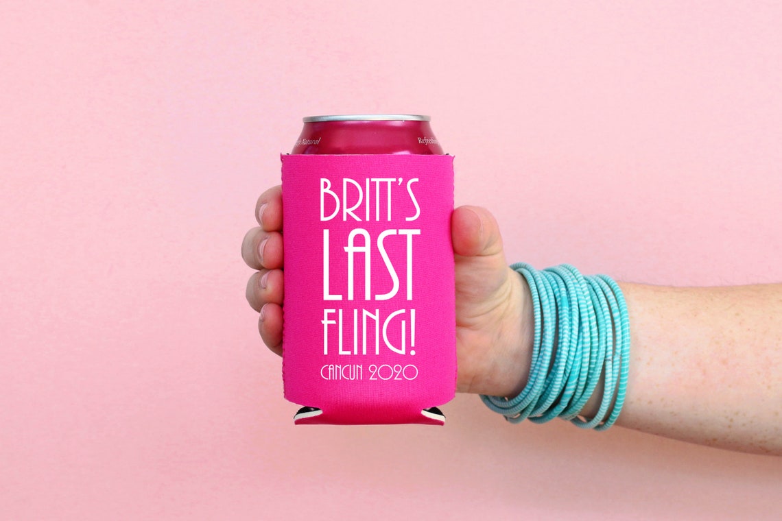 Bachelorette Party Napkins Personalized Cocktail Napkins Last Etsy