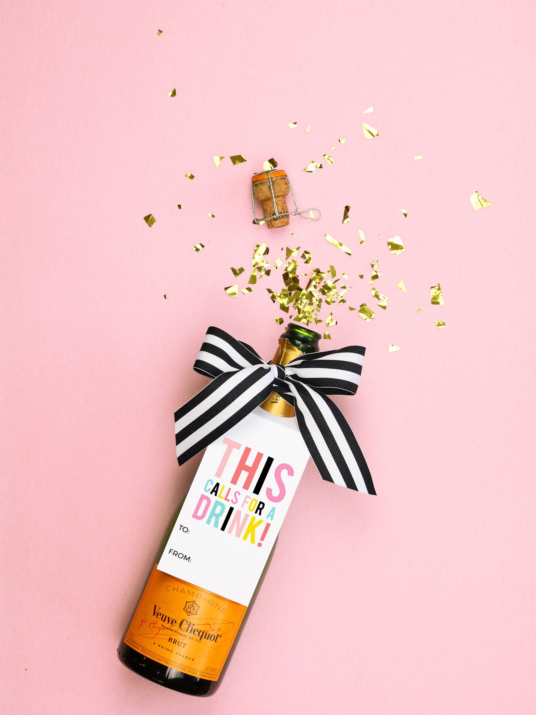 Wine Bottle Gift Tags Cute Wine Tags Last Minute Gift Ideas Etsy