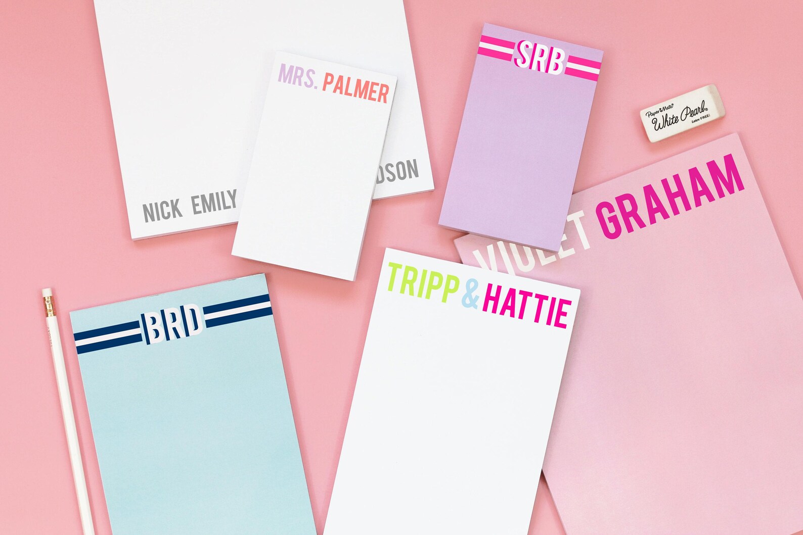 Personalized Teacher Notepad - Custom Name Note Pad - End of the Year ...