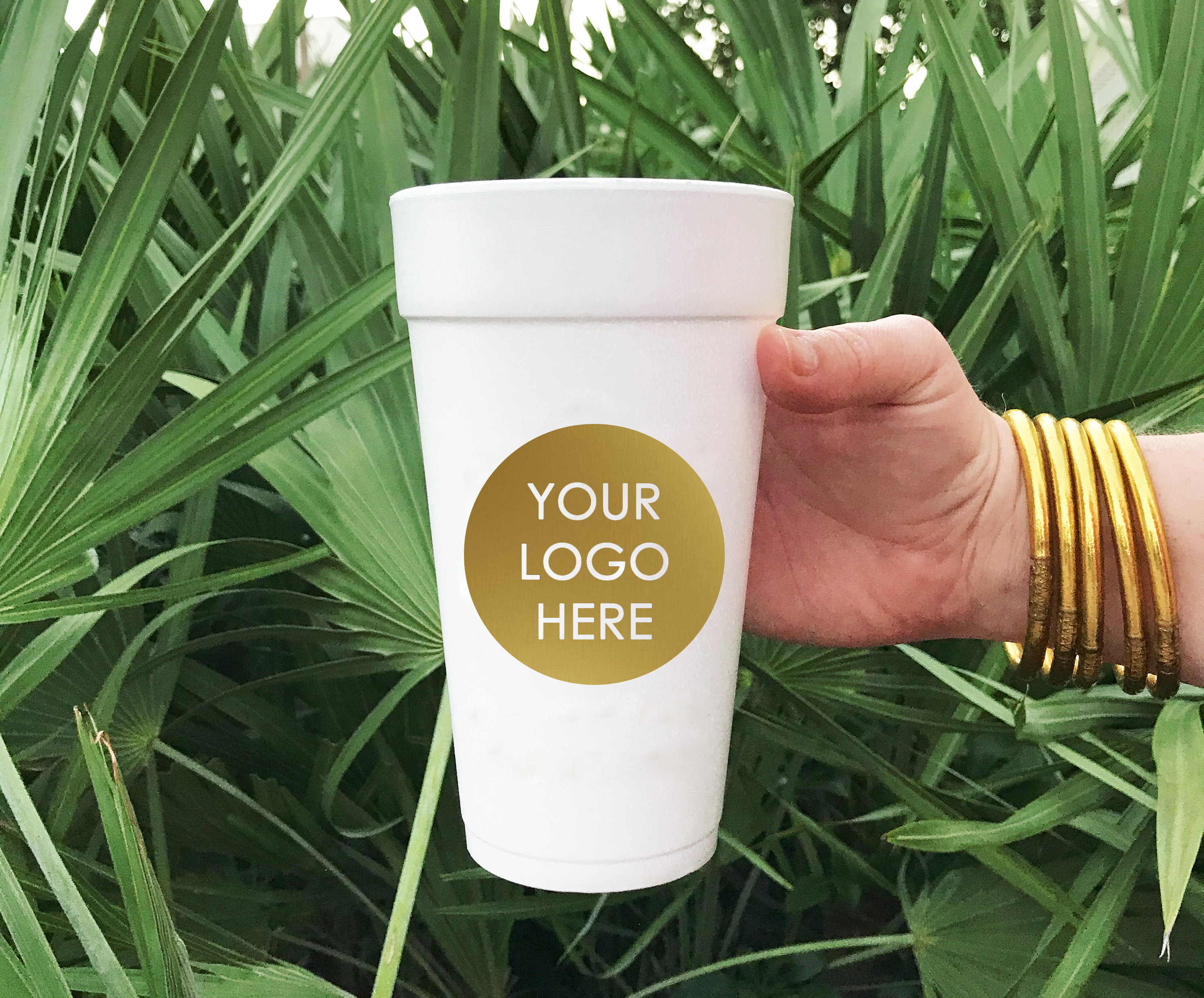 Custom Logo Foam Cups Personalized Styrofoam Cup Wedding Etsy