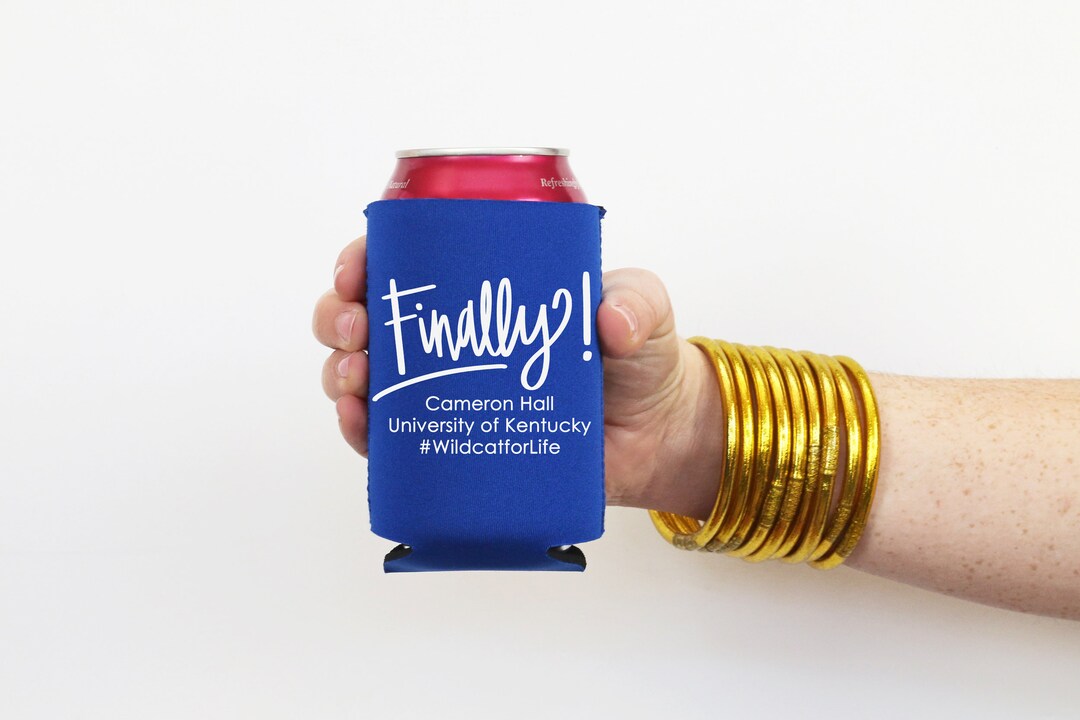 Class of 2024 College Graduation Party Favors Personalized Slim Can