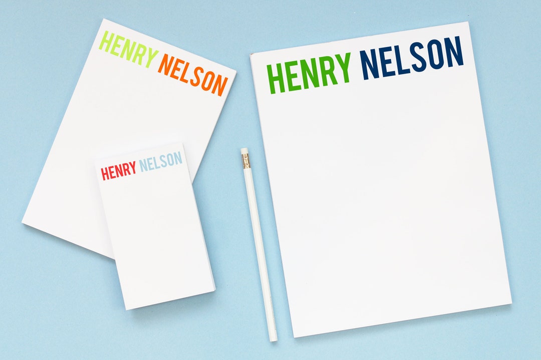 Custom Name Notepads - Personalized Notepad for Boys - to Do List ...