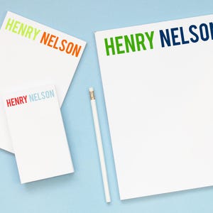 Custom Name Notepads - Personalized Notepad for Boys - To Do List - Kids Stationery - Easter Basket Ideas