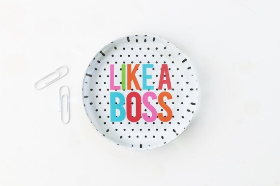 Girls Desk Accessories Like A Boss Paperweight Inspirational Etsy