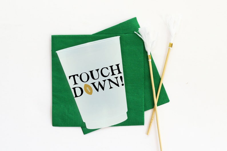 WhenitRainsPaper Touchdown Cups