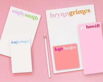 Custom Notepad for Girls, Teacher Gifts