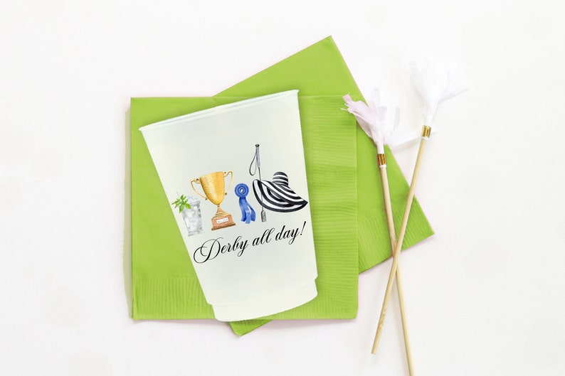 Kentucky Derby Party Cups Horse Racing Decorations and Favors image 3