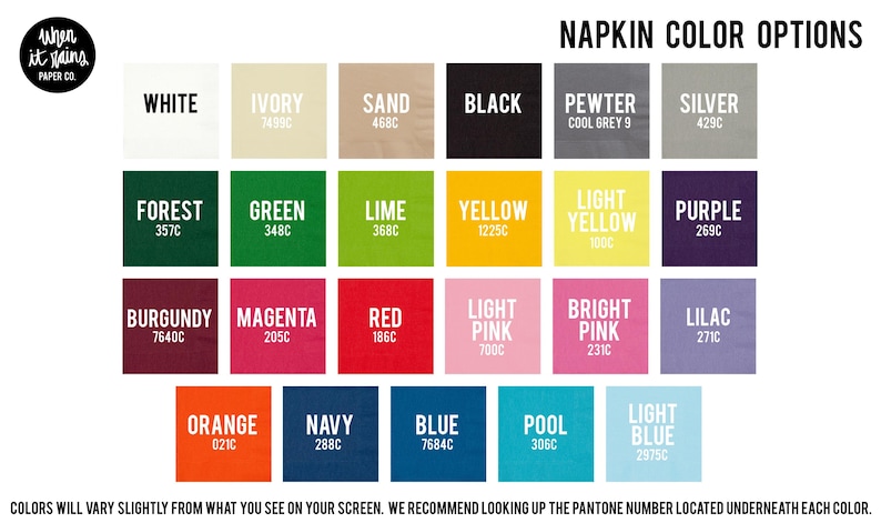 a color chart of different shades of paint