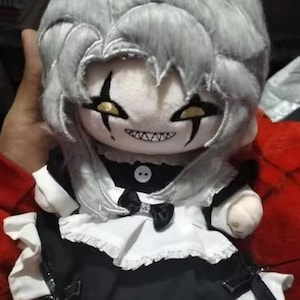 Yandere Pierrot Freak Circus Handmade Plush Clown Doll image 5