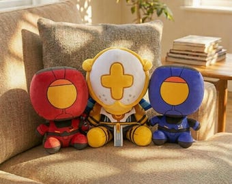 Peluche inspirado en Ultrakill / Figuras de peluche hechas a mano de 20 cm V1, V2 y Gabriel / Lindo regalo de FPS Robot y Angel Doctor para fans