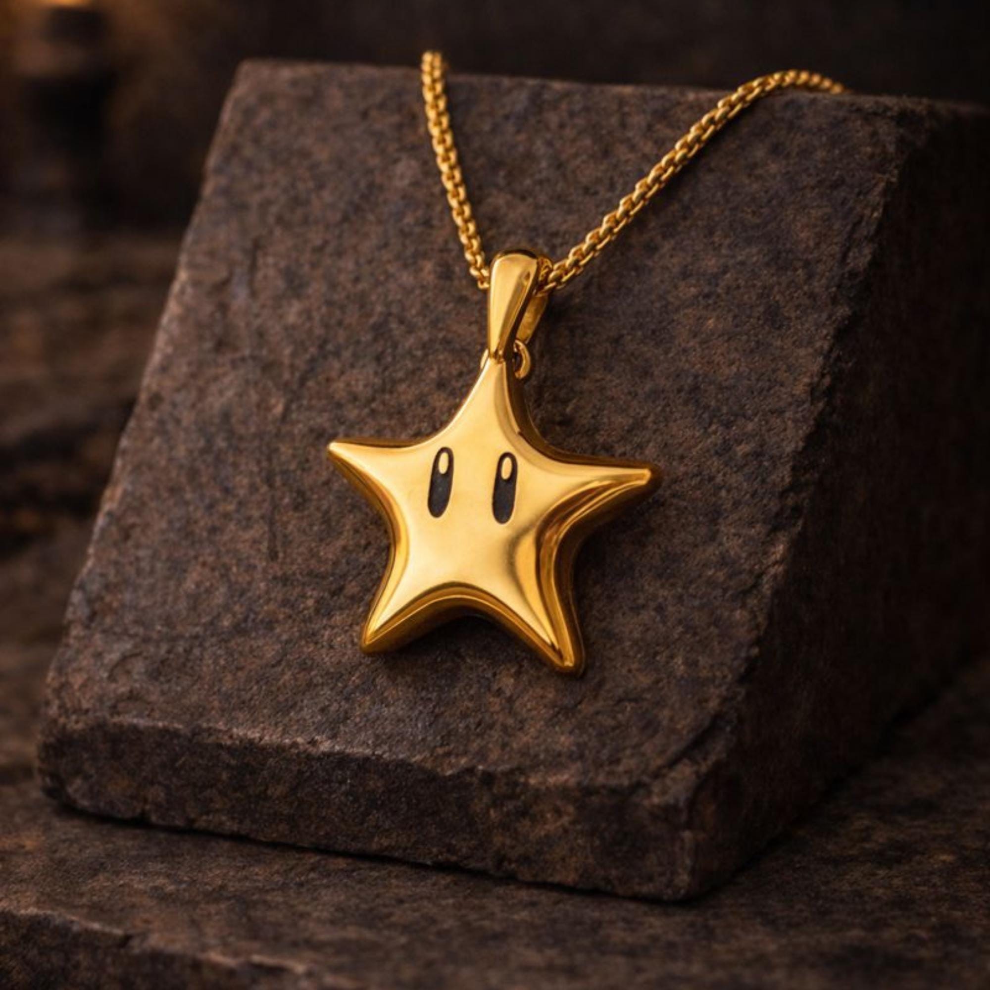 Mario star pendant - Etsy 日本