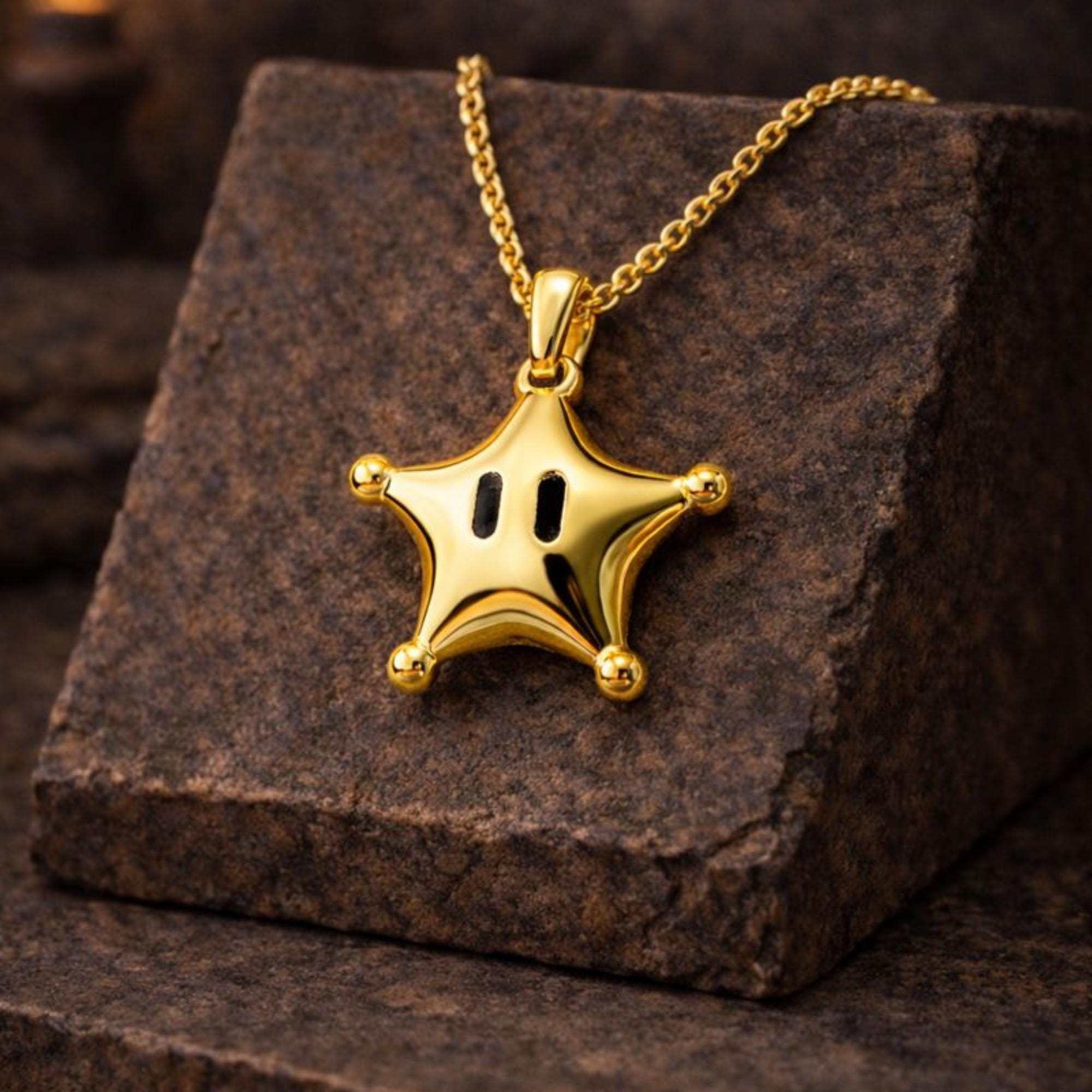 Mario star pendant - Etsy 日本