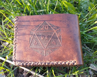 D20 dice wallet