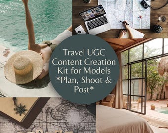 Travel UGC Content Creation Kit for Models | Plan, Shoot & Post Social Media Easily