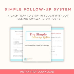 Système de suivi pour les propriétaires d'entreprise occupés | Suivi simple du suivi des clients | Guide de téléchargement numérique