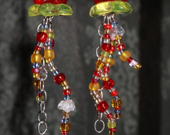 Handmade Jellyfish Earrings