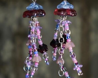 Handmade Jellyfish Earrings