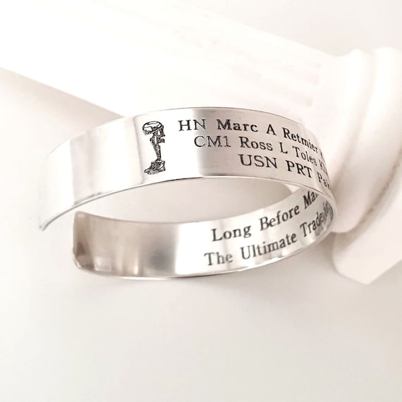 Sterling silver memorial bracelets best sale