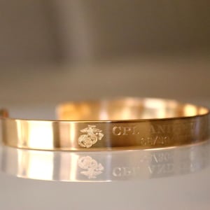 Marines gold bracelet