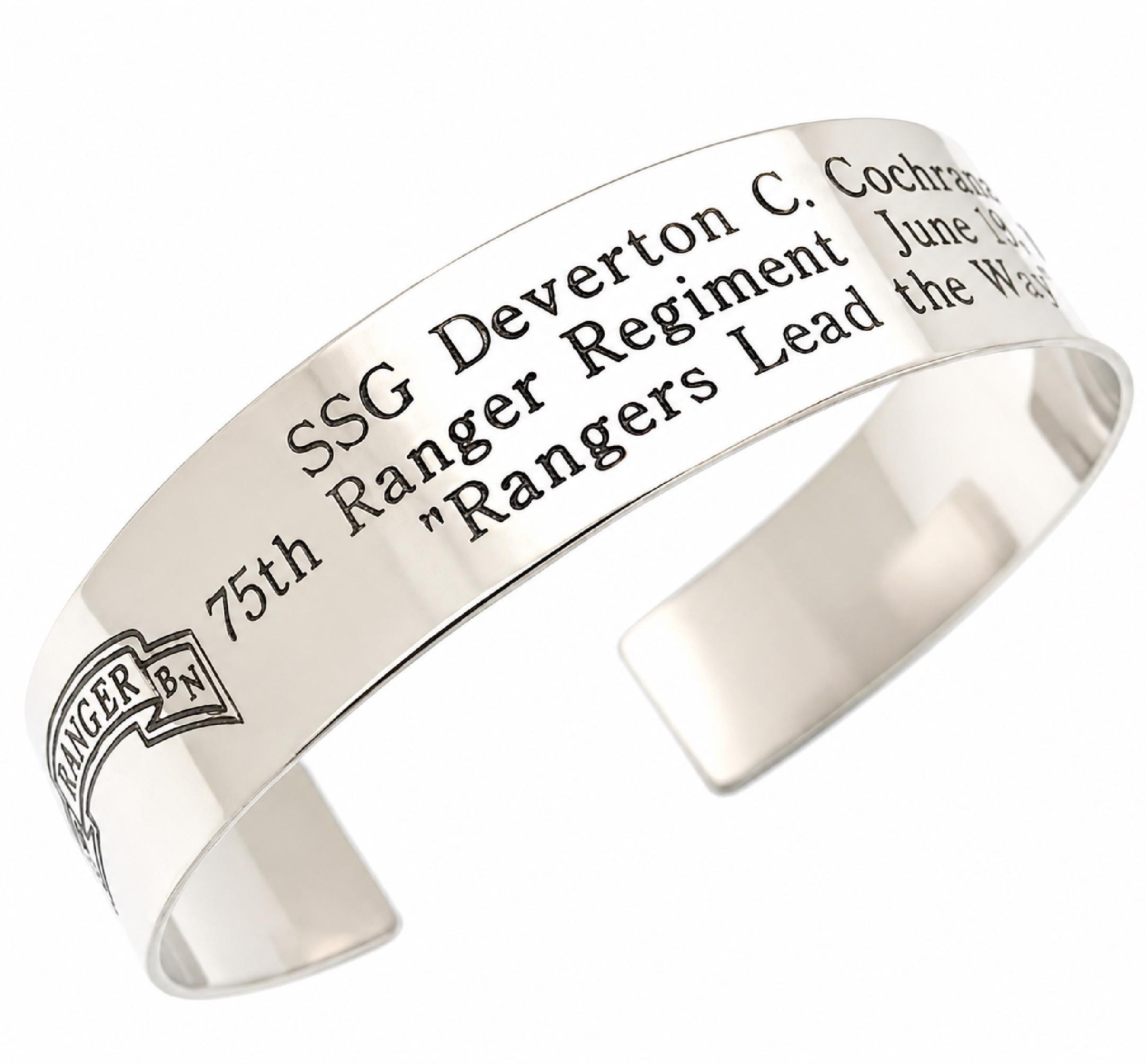 Personalized Military Bracelet US Army Ranger Bracelet Custom KIA