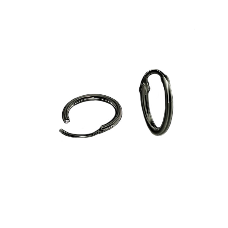 Mens Hoop Earring Mens Dangle Earring Black Earring for Men Etsy